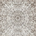 thumbnail image 1 of Unique Loom 3141528 8 x 8 ft. Grace Sofia Square Rug, Brown, 1 of 2