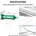 thumbnail image 2 of SignMission C-ARROW10-999883 10 x 30 in. Corrugated Plastic Single Sided Arrow Sign - Easter, 2 of 3