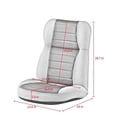 thumbnail image 4 of Posh Living Arleen Fauteuil Inclinable/chaise de Sol en Maille Rouge, 4 of 8