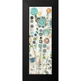 thumbnail image 2 of Boggs, Candra 7x14 Black Modern Framed Museum Art Print Titled - Ocean Garden I Panel II, 2 of 5