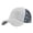 White, variant on American Flag Embroidered Women's Ponytail Trucker Hat, Distressed Baseball Cap With Mesh Back, Adjustable Velcro Breathable Patriotic Cap For Daily Wear, Summer Activities Red