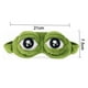 thumbnail image 5 of Cute Green Frog Funny Eye Masks para adultos Niños Funny Blindfold con ojos Open Sleep Mask Rana con los ojos vendados Adepaton 220946, 5 of 9