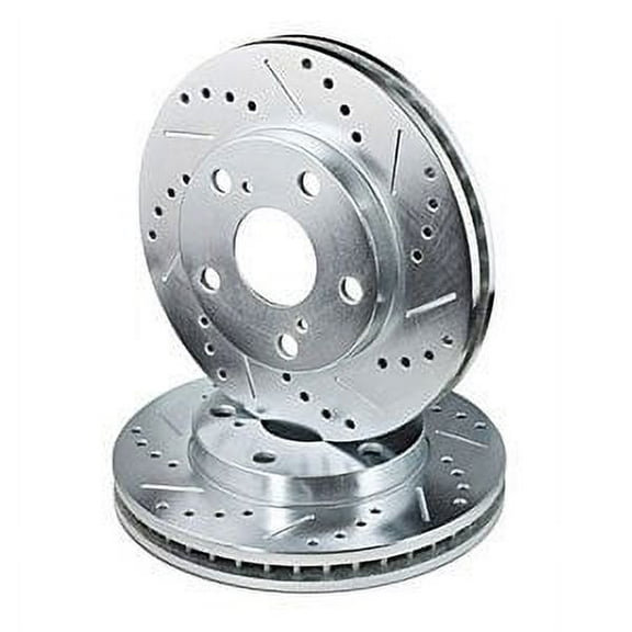 Powerstop AR8293XPR PSBAR8293XPR EVOLUTION DRILLED & SLOTTED ROTORS