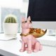 thumbnail image 5 of Perro Estatua Resina Escultura Llaves Caja de almacenamiento de Rosado Sunnimix Bandeja de almacenamiento de estatuas, 5 of 8