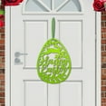 thumbnail image 3 of MXTPOV Happy Easter Signs for Mantle Window, Felt Easter Eggs Shaped Signs Hanging for Wall Decor, Welcome Sign for Front Door, Easter Decorations, Home Decor, 3 of 5