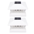 thumbnail image 1 of 2 Pack Solar Post Lights, Waterproof LED Lighting Deck Fence Post Caps Light for Patio Garden Landscape Decoration, 1 of 7