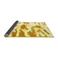 thumbnail image 2 of Ahgly Company Indoor Rectangle Abstract Yellow Modern Area Rugs, 8' x 12', 2 of 4