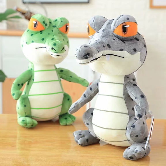 LOLIPPYY 1Pc Alligator Shaped Stuffed Toy for Kids Home and Office Use
