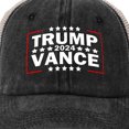 thumbnail image 2 of Trump Vance 2024 Gorras Béisbol Algodón Transpirables Ajustables (caqui), 2 of 5