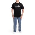thumbnail image 5 of CafePress - Men's Dark Pajamas - Men's Dark Loose Fit Cotton Pajama Set, 5 of 7