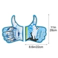 thumbnail image 3 of Foam Finger Cheering Gloves, EVA Fan Hand Gloves Lightweight Comfortable Reusable Sports Supporter Accessory Easy Wave Durable Design for Stadium Events Parties Team Fans, 3 of 5