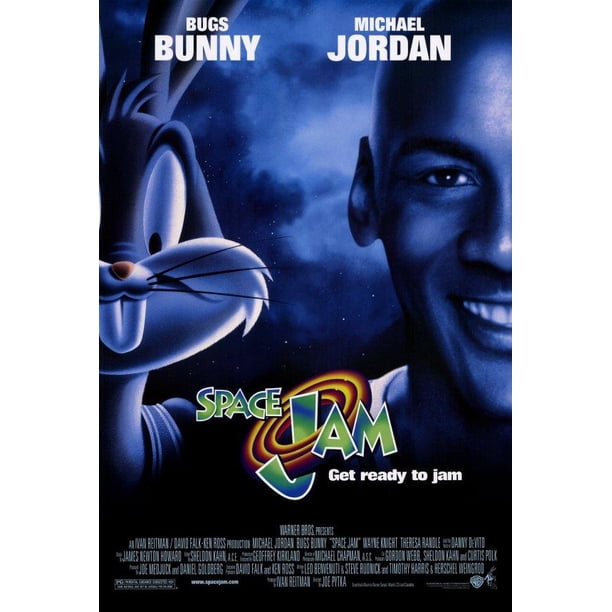 Space Jam 1996 27x40 Movie Poster Walmart Com