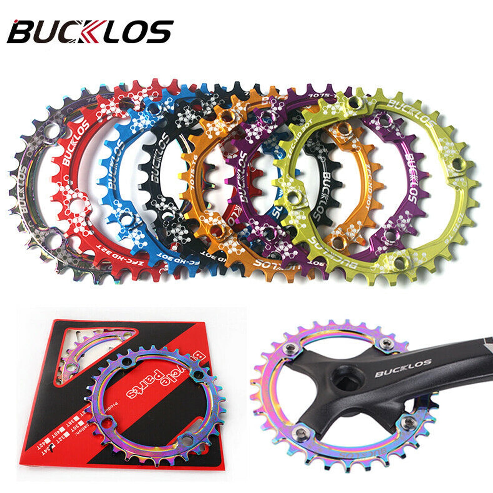 SNAIL 30T MTB Bike Single Narrow Wide Round Chainring Chain Ring BCD 104mm 38g 