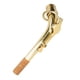 thumbnail image 3 of Sax cuello Irfora Mástil de saxofón alto Pieza de repuesto para saxofón de cuello curvado de latón Accesorio para saxofón Irfora Sax cuello, 3 of 7