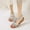 Silver, variant on Beach Sandals for Woman Flat Sandals Gladiator Sandals for Women Comfortable Sandals for Women Comfortable Beach Stretchy Jeweled Shiny Sandals Shoes Solid Sandals for Ladies Black