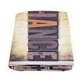 thumbnail image 2 of CADecor The Word Chance Written in Vintage Wooden Throw Blanket Bed Sofa Blanket 58x80 inches, 2 of 3