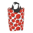 thumbnail image 2 of KLL Hand Drawn Tomatoes Laundry Hamper,Large Canvas Fabric Lightweight Storage Basket Toy Organizer Dirty Clothes Collapsible Waterproof, 2 of 6