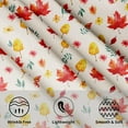 thumbnail image 3 of Watercolor Maple Leaves Table Cloth - Fall Floral Leaf Tablecloth Botanical Flowers Table Cover Round Plant Circle Table Clothes 60 Inch for Picnic Party Dining Room, 3 of 6