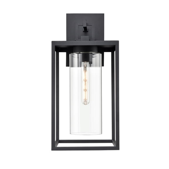 Millennium Lighting  Ellway 1 Light Outdoor Wall Sconce in Textured Black 20  Inch