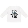 thumbnail image 3 of Inktastic Big Sis Girls New Sister Announcement Girls Long Sleeve Toddler T-Shirt, 3 of 5