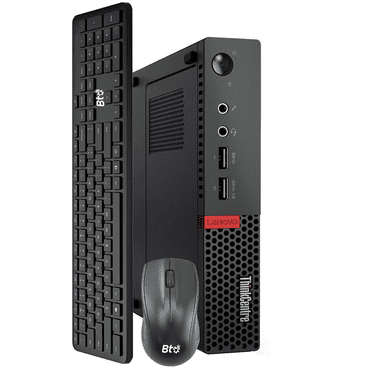 Lenovo Thinkcentre M910Q Tiny Form Desktop Computer PC, 3.20 GHz Intel i5 Quad Core Gen 6, 8GB DDR4 RAM, 240GB SSD Hard Drive, Windows 10 Professional 64Bit