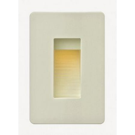

120V 4W Led Vertical Step Light 3 inches Wide By 4.5 inches High-Light Almond Finish-2700 Color Temperature Bailey Street Home 81-Bel-4763903