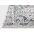 thumbnail image 2 of Vesta Cream and Blue Woven Area Rug, 2 of 7