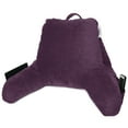 thumbnail image 4 of Nestl Backrest Reading Pillow, Bed Rest Pillow with Arms for Sitting In Bed, Shredded Memory Foam Back Support Pillow, Purple Eggplant, 4 of 8