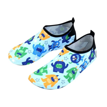 

Hemoton 1 Pair Kids Elastic Shoes Breathable Shoes Anti-slip Beach Shoes Children Quick Dry Water Shoes (Dinosaur Size 24-25)