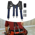 thumbnail image 6 of Kuntesetty Tool Belt Suspender 4 Point Tool Belt Harness for Carpenter Farmer Repairmen Black and Blue, 6 of 9