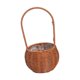 thumbnail image 5 of Cesta de flores, cesta de picnic, cesta de ratán simulado, soporte para frutas, contenedor para accesorios de fotos Redondo 13x13x29cm, 5 of 9