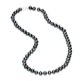 thumbnail image 3 of Black Pearl Necklace in 925 Sterling Silver 20 Inches Long with Lobster Claw Clasps 6-7 mm Wide by Lavari Jewelers…, 3 of 5