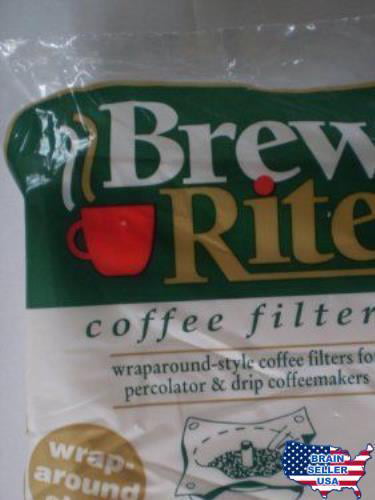 Brew Rite Rockline Wrap Around Percolator Coffee Filters Pack of 3