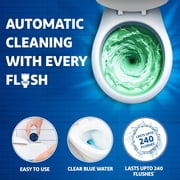 Harpic Flushmatic In-Cistern Toilet Cleaner Blocks, Citrus - 100 g | Lasts Upto 240 Flushes