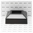 thumbnail image 4 of 2" Post Flange Cover - Black Post Base Cover Skirt - Single Piece Aluminum Fence Post Cover - Deck & Porch Post Wrap - Outdoor Finishing Kit, 4 of 5