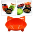thumbnail image 1 of Tazones de comida Antideslizantes Colco para perros y Mascotas naranja, 1 of 8