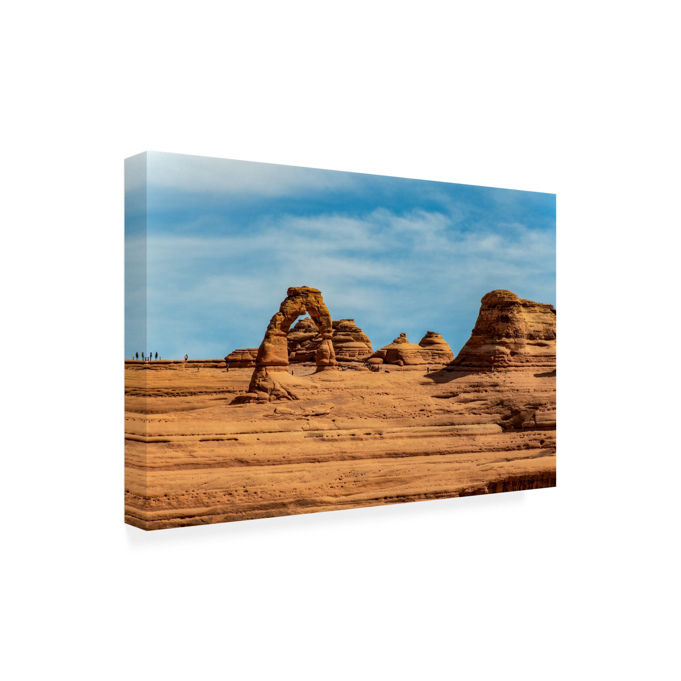 Canvas Wall Art - Robert Michaud 'Delicate Arch' Wall Art for Living Room, Bedroom, or Office Décor by Trademark Fine Art - 47 x 30 Inches