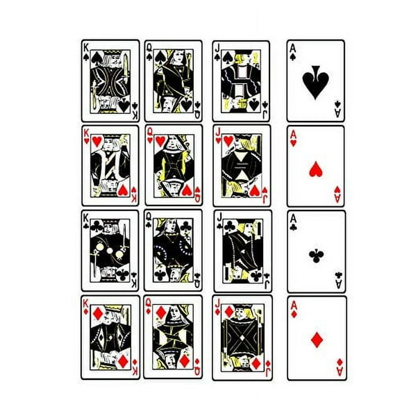 Royal Flush Edible Wafer Paper Sheet Edible Playing Cards