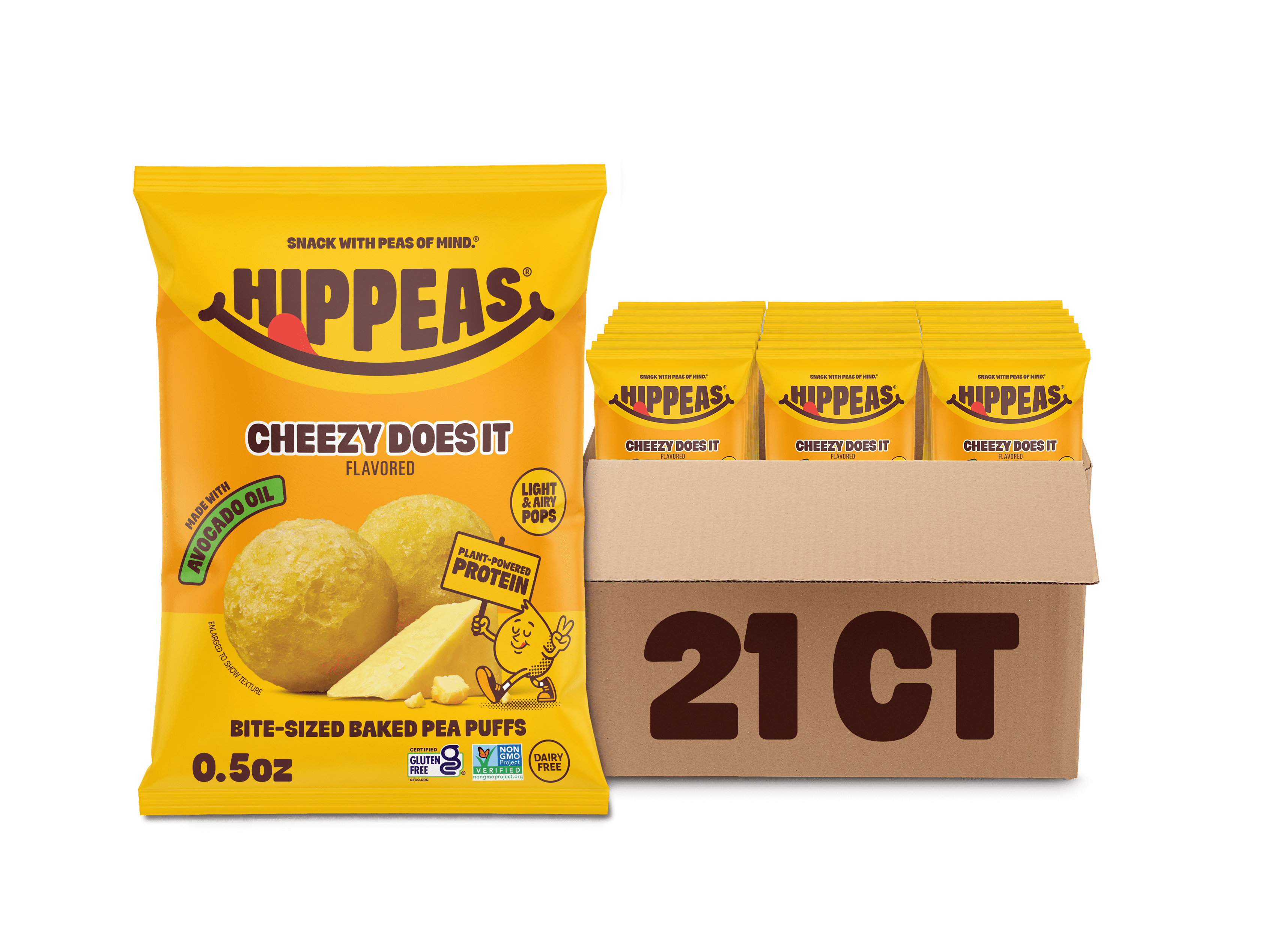 HIPPEAS Chickpea Puffs, Blazin' Hot, Gluten Free, Dairy Free, 3g