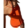 thumbnail image 3 of Mialoley Women Close-fitting Solid Color Dress, Halter Neck Sexy One-piece, 3 of 4