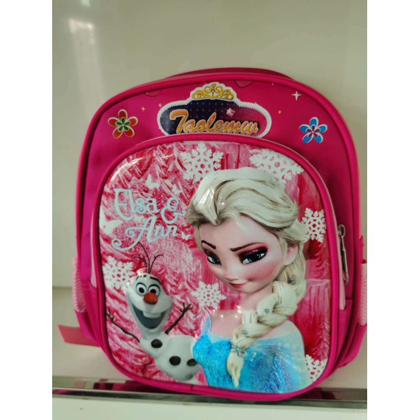 Mochila congelada de Disney, Spiderman, coches, niños, dibujos animados, Anime, bolsa para niños, figura, niña, niño, patrón, mochila escolar para jardín de infantes, regalo hola suerte unisex