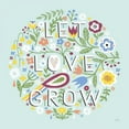 thumbnail image 2 of Mullan, Michael 26x26 Black Ornate Wood Framed with Double Matting Museum Art Print Titled - Let Love Grow v2, 2 of 4