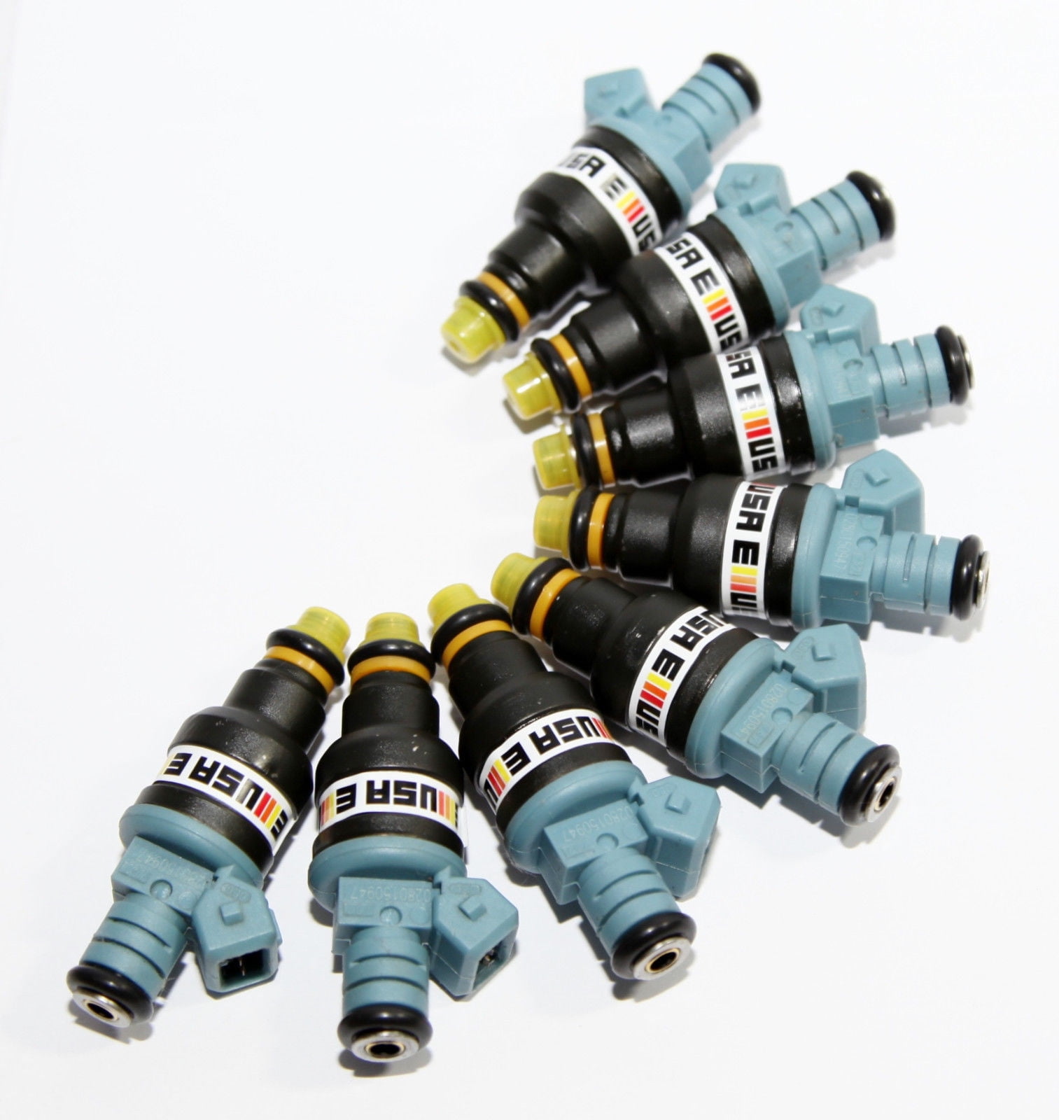 1set (8) Fuel Injectors for 9197 Ford F/E Series 7.5L Mustang 5.0L