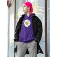 thumbnail image 2 of Whoopsie Daisy Heart Core Hoodie Women -Image by Shutterstock, Female 3X-Large, 2 of 4