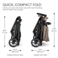 thumbnail image 5 of Britax® Prism™ Full-Size Travel System With Willow® S Infant Car Seat and Alpine® Base — Teak, 5 of 5
