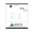 thumbnail image 2 of ARISTA Tamarack Collection Robe Hook in Matte Black, 2 of 4