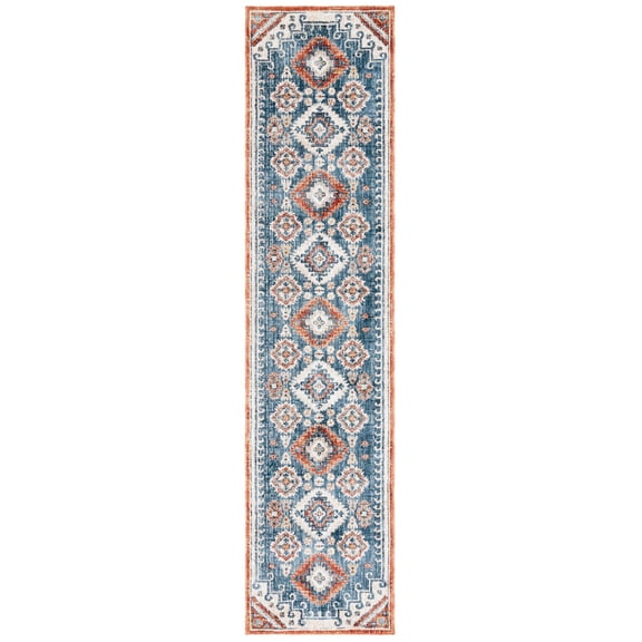 SAFAVIEH Olympia Collection OPA204N Blue / Ivory Rug