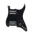 thumbnail image 2 of Bunblic Electric Guitars Pickguard Pickup Assembly Scratchplate Practical Sturdy Prewired Pickguard for ST Electric Guitars Accessory Black, 2 of 8