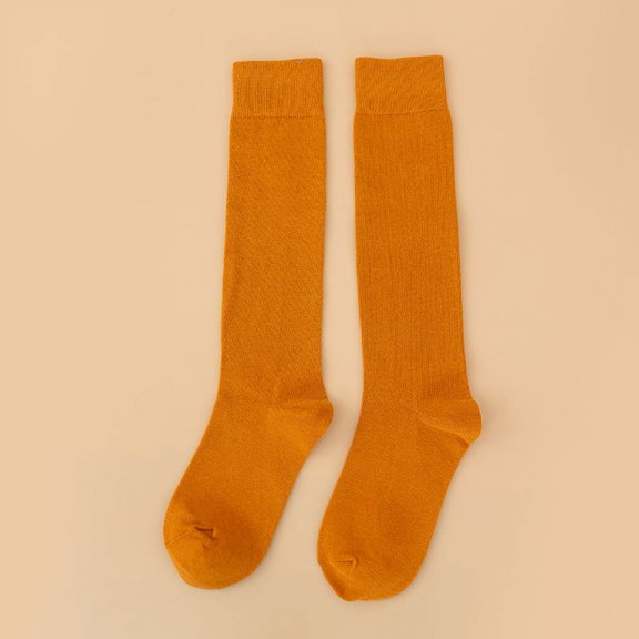 Pressure Thin Leg Socks Shaping Calf Knee Long Tube Extension Autumn And Winter Small Leather Shoes Solid Color But Knee Leg Socks Women