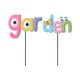 thumbnail image 2 of Juego de insertos de letras de resina para decoración exterior, impermeables y resistentes a la decoloración, incluye estacas para macetas, jardín, patio y uso como regalo., 2 of 9